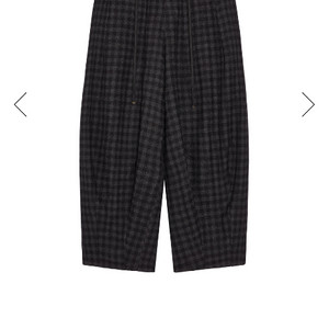 넘버프로젝트 체크 팬츠 울 팬츠 이미지