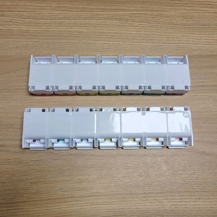 요일 원터치 알약 케이스/약통/영양제통/여행/무지개/보관함/레인보우/체험/소풍/해외/국내/트레블/숙박/모텔/호텔/꿈 이미지