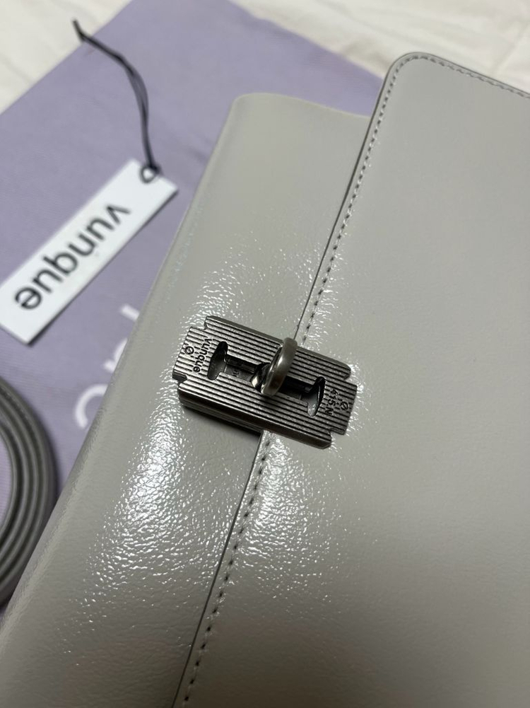 분크 바게트 숄더 스몰 라이트베이지(가격 인하X)--6