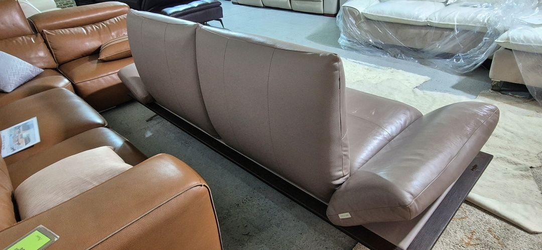 한샘 바흐801 이태리 마스트로또 천연 통가죽 3인 소파--6