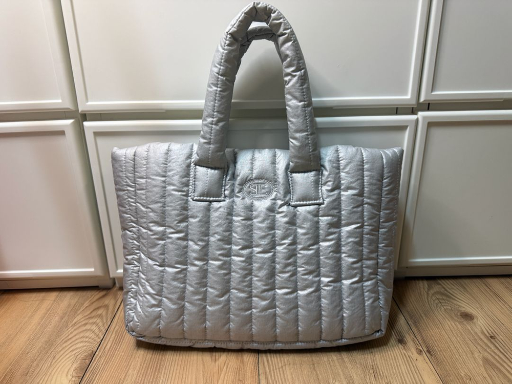 시엔느 패딩백 실버--2