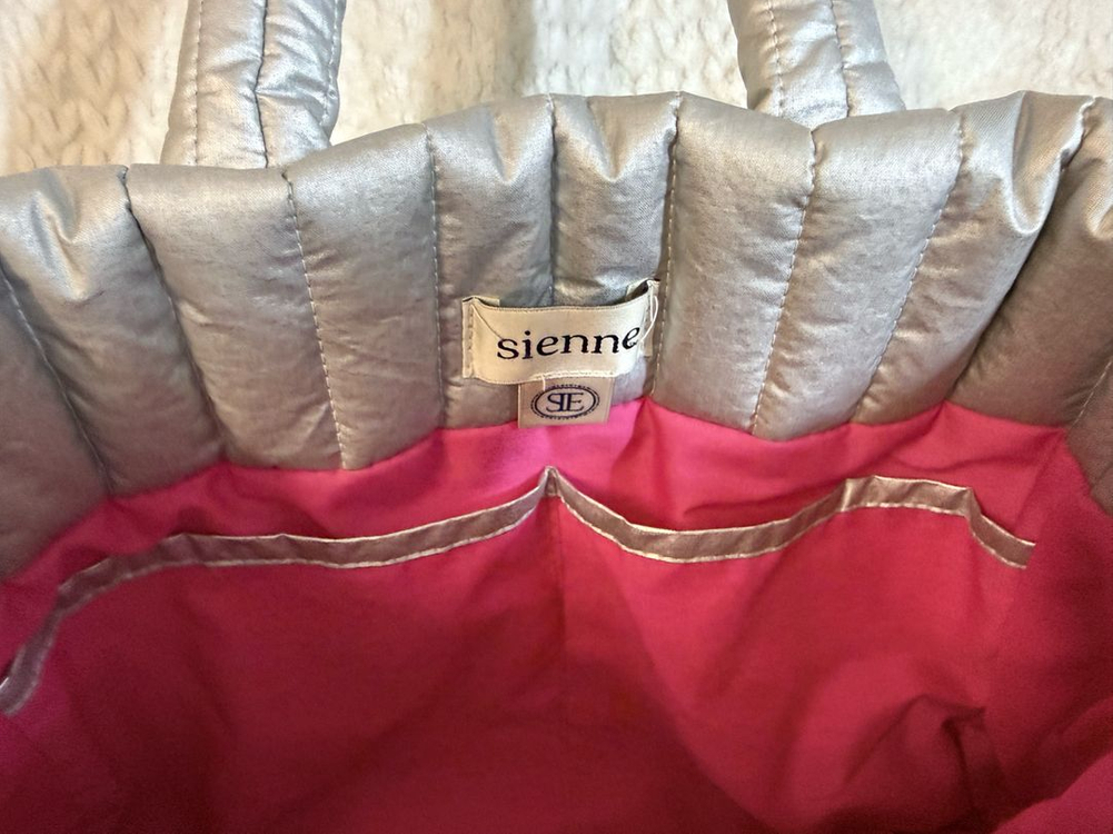 시엔느 패딩백 실버--5