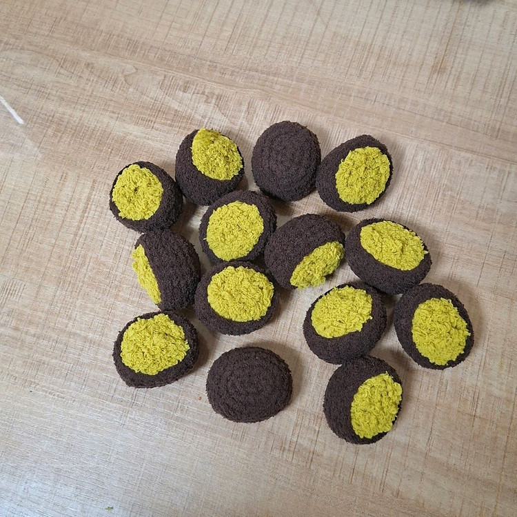 두쫀쿠 키링!! 두바이 쫀득 쿠키 키링--2