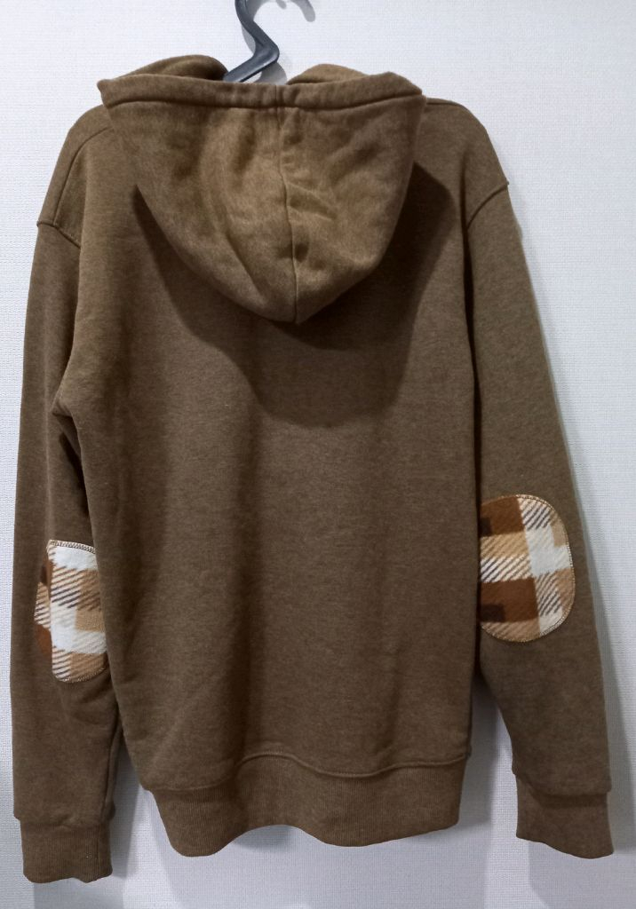 폴로 POLO 빅포니 브라운 체크 후드집업 100/L 이미지