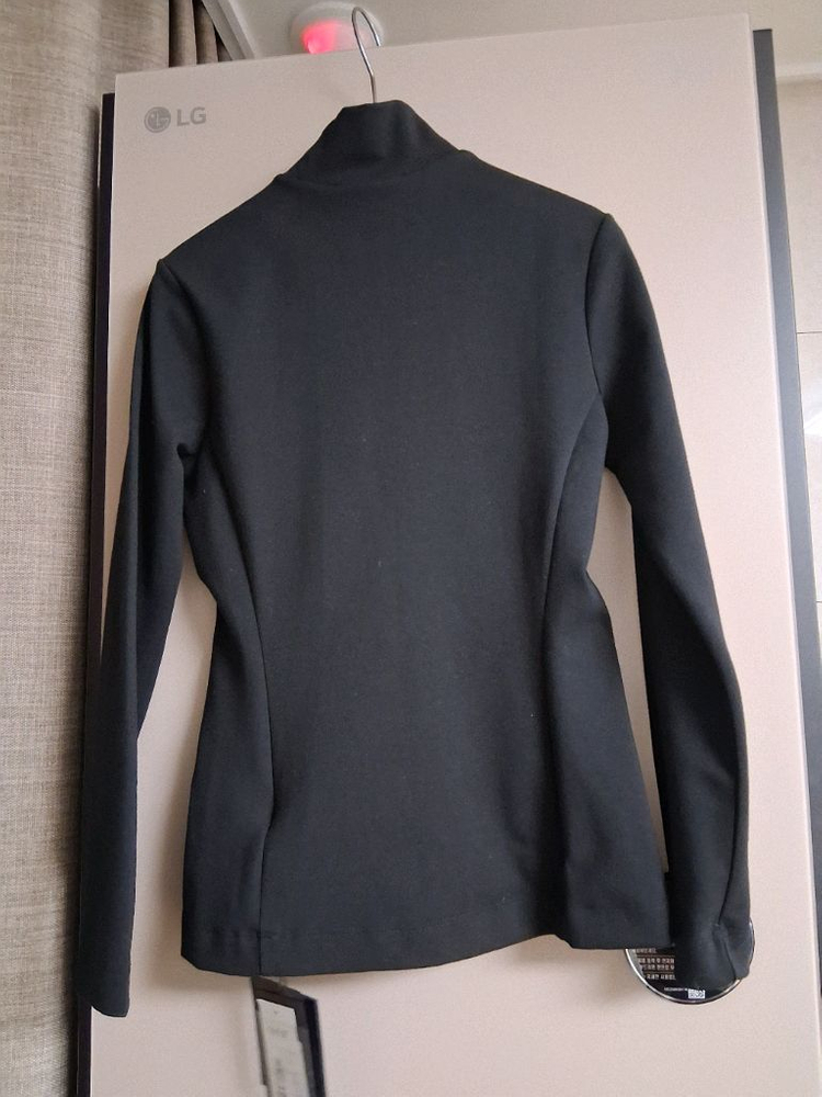 필립 플레인 골프 여성 헥사 모크넥 롱 슬리브 탑 이미지