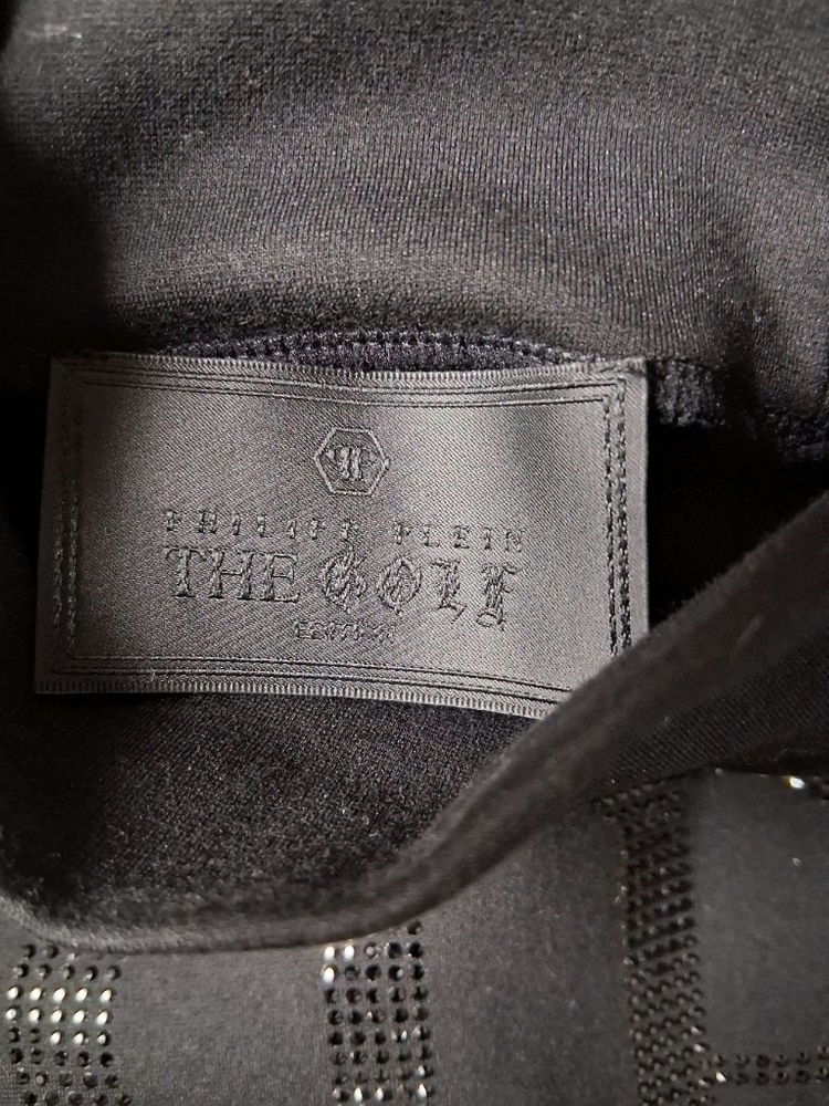 필립 플레인 골프 여성 헥사 모크넥 롱 슬리브 탑 이미지