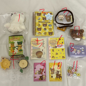 코리락구마/리락쿠마/챠이로코구마/테노리/스티커/파우치/리멘트/6공/인형/코구마