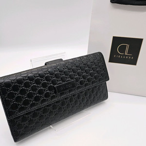 정품 구찌 마이크로시마 장지갑