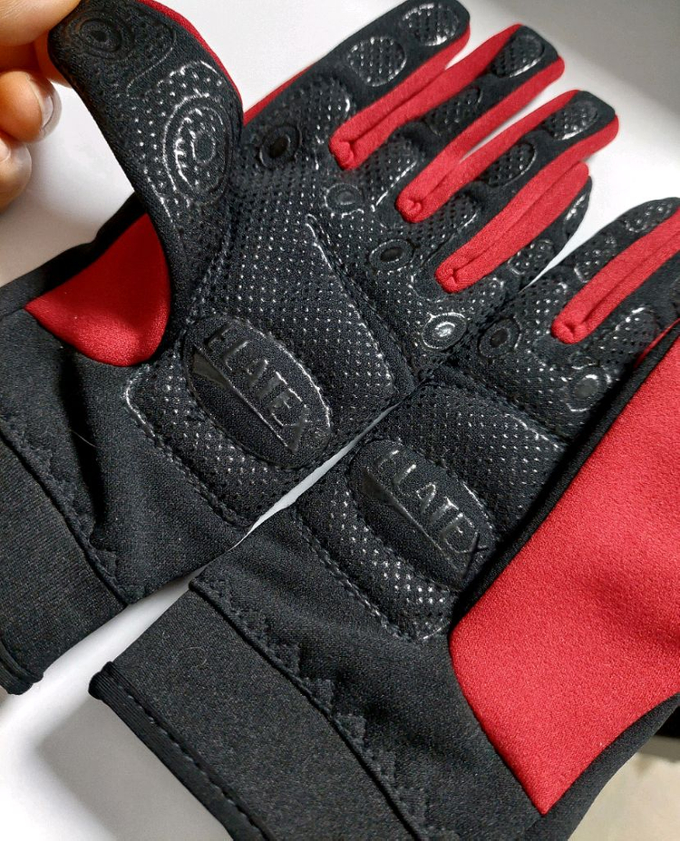 엘라텍스 미끄럼방지 미사용새거 등산장갑 자전거장갑 이미지