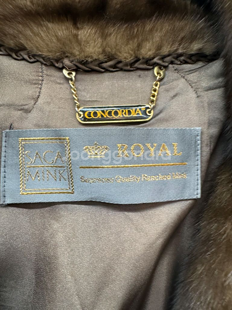 콘코드리아 사가 로얄등급 롱 밍크 코트(66~77)--4