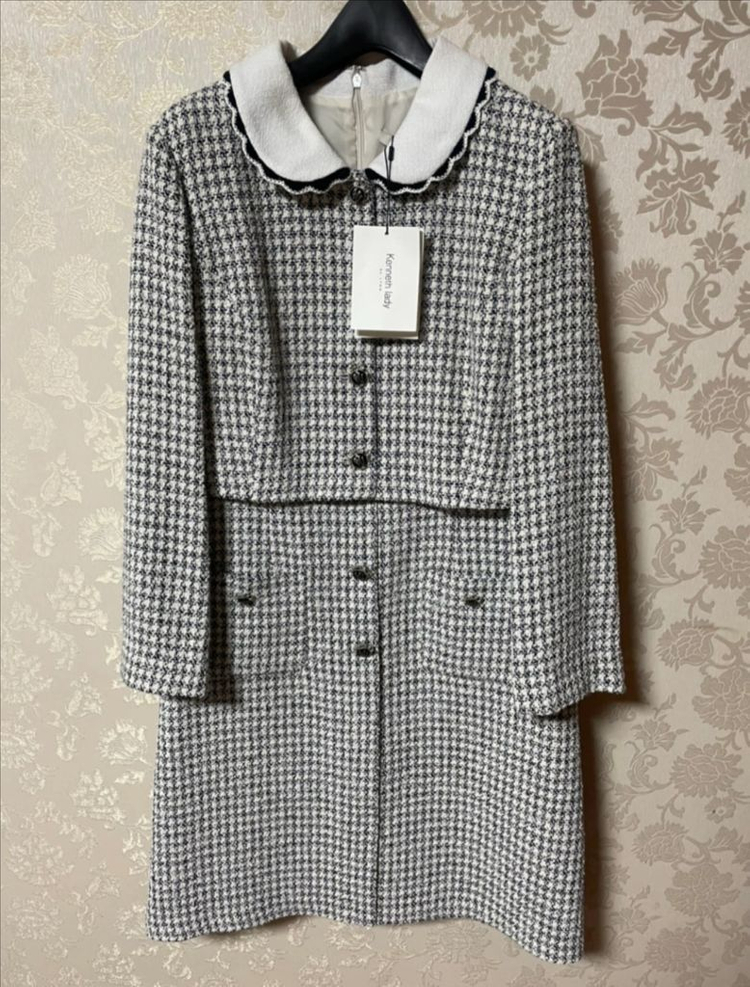 (새상품) 케네스레이디 트위드 원피스 359,000원짜리--3