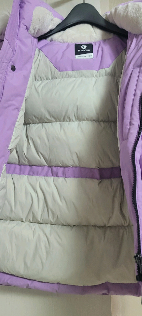 블랙야크 키즈 여아 구스다운 패딩 배포--9