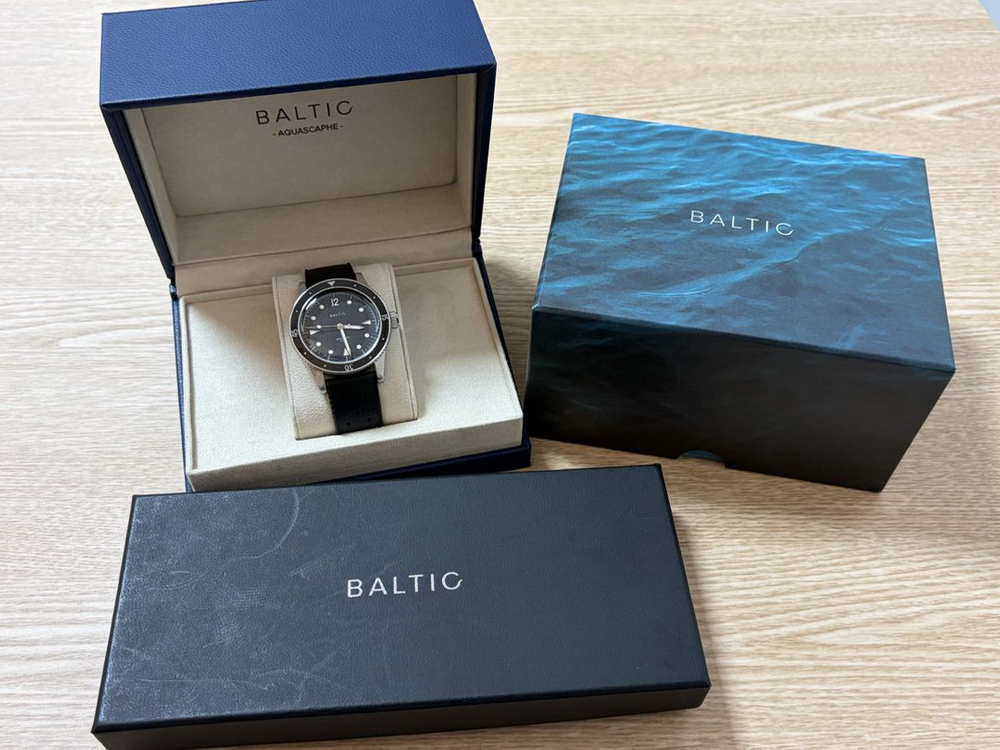 발틱 아쿠아스카프 블랙실버 (브레이슬릿, 러버)--0