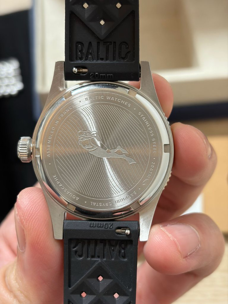 발틱 아쿠아스카프 블랙실버 (브레이슬릿, 러버)--5