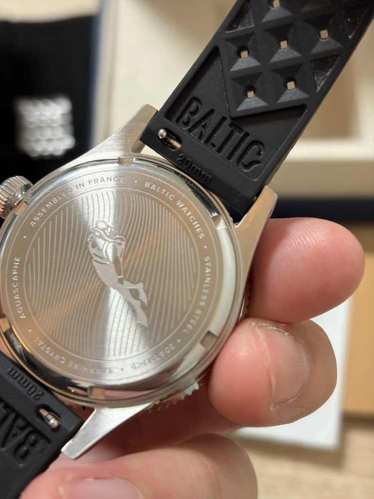 발틱 아쿠아스카프 블랙실버 (브레이슬릿, 러버)--6