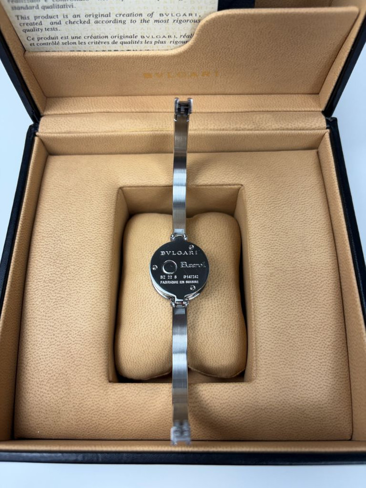 불가리 비제로원 다이아 12p 뱅글 여성시계--7