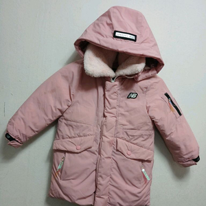 뉴발란스 키즈 롱패딩 구스다운점퍼 사이즈 100 이미지