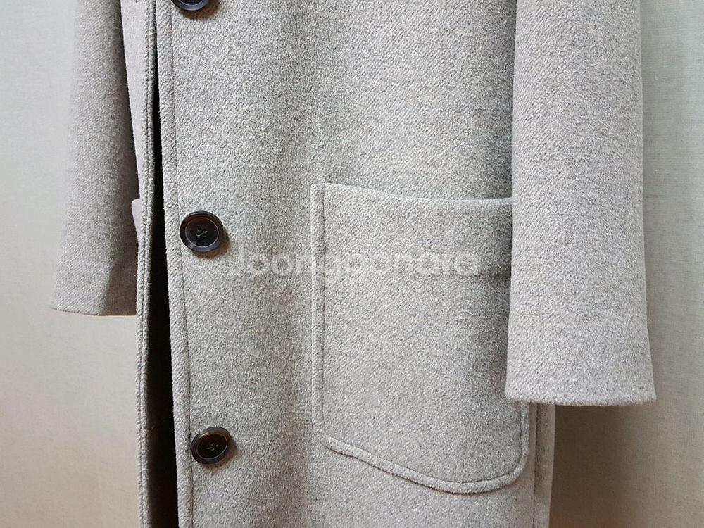 새상품)SOUP 오버핏 핸드메이드 울 여성 코트 55/66/날씬77--6