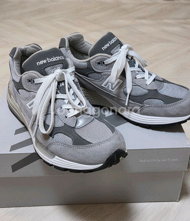 [265] 뉴발란스 992 USA 코어 그레이--1