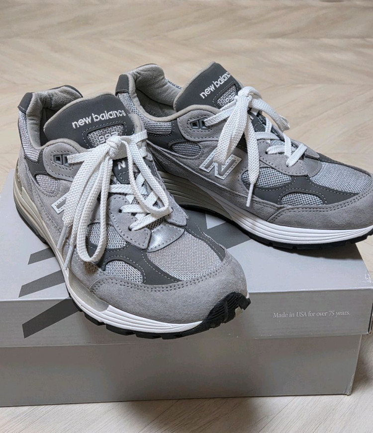 [265] 뉴발란스 992 USA 코어 그레이--1