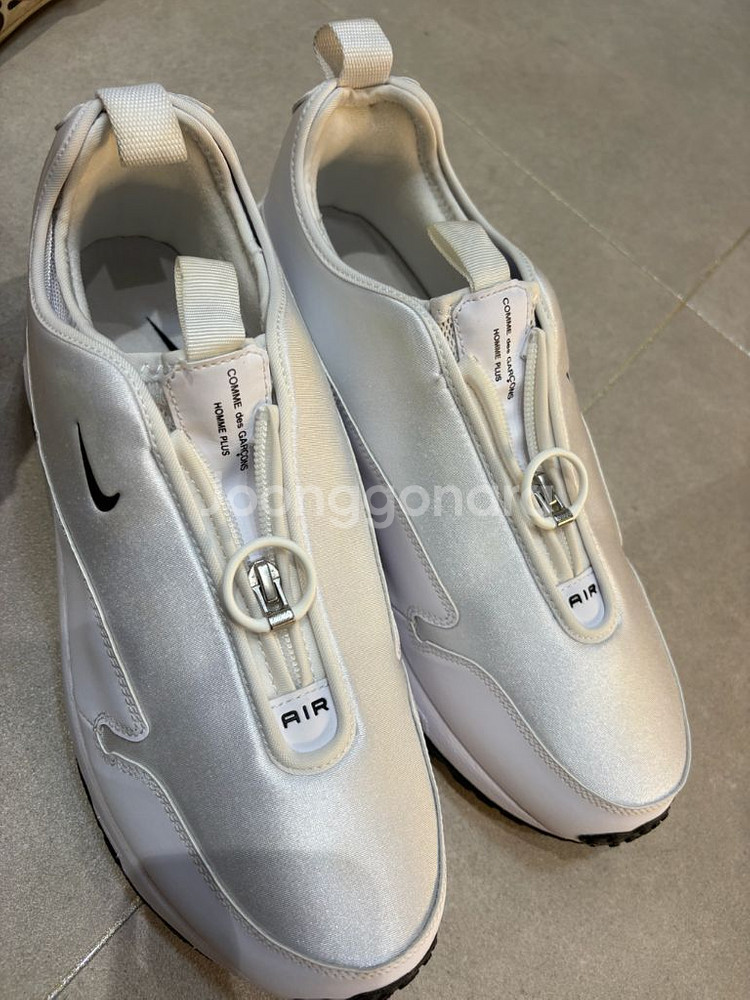 나이키 x 꼼데가르송 에어맥스 스니커즈 화이트 (285)--6