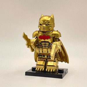 레고(호환)커스텀 마블 슈퍼히어로 DC 피규어 골드 배트맨