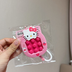 키티 뽁뽁이 키링 체인(새상품,정품)