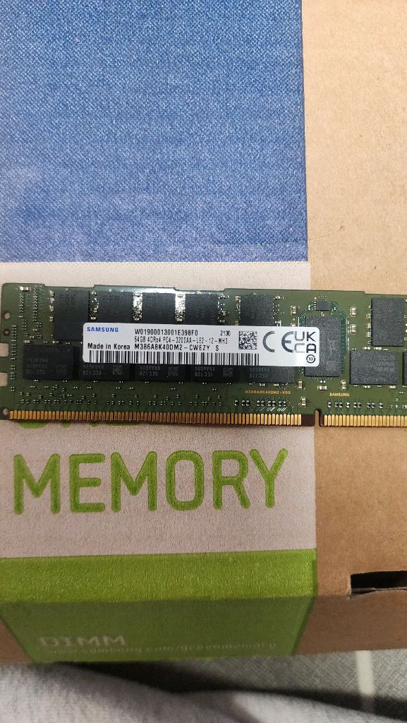 DDR4 메모리 64GB ecc 이미지