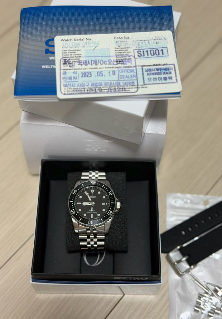 세이코 sne573 정품 러버+롱아일랜드 쥬빌레--0