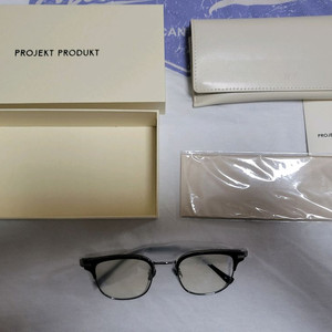 프로젝트프로덕트 안경 SC25 블랙실버 50사이즈 미사용품 판매합니다.
