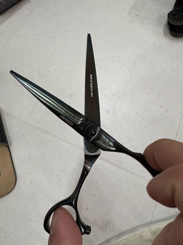 사사키 가위셋트 (블런트 틴닝 장가위)--3