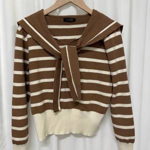 clizy 클리지 세일러카라 단가라 니트