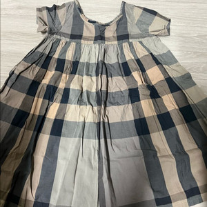 버버리 정품 체크 원피스 8y(128)