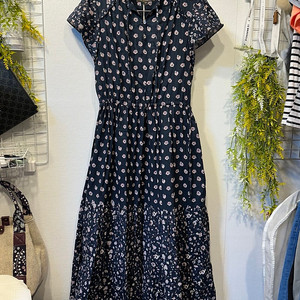 새상품 S 패턴 믹스 스트링 원피스 써스데이아일랜드