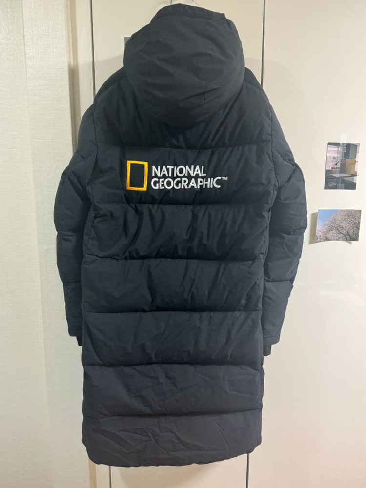 내셔널지오그래픽 롱패딩 블랙 M 이미지