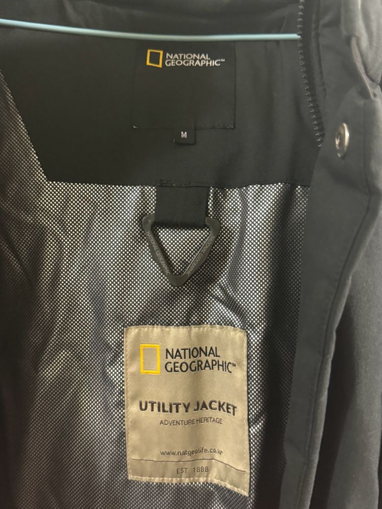 내셔널지오그래픽 롱패딩 블랙 M 이미지