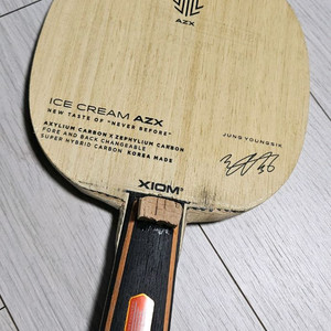 정영식 AZX 아이스크림 탁구라켓 CS 중펜