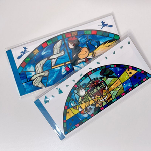 지브리 미술관(뮤지엄) 스테인드 글라스 메모패드