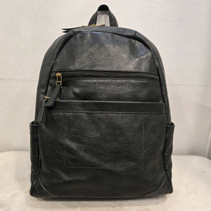 파슬 FOSSIL 트레비스 남성 블랙 소가죽 백팩