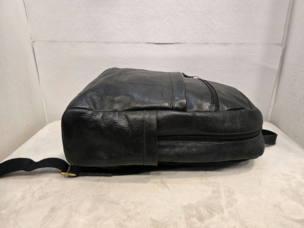 파슬 FOSSIL 트레비스 남성 블랙 소가죽 백팩--2