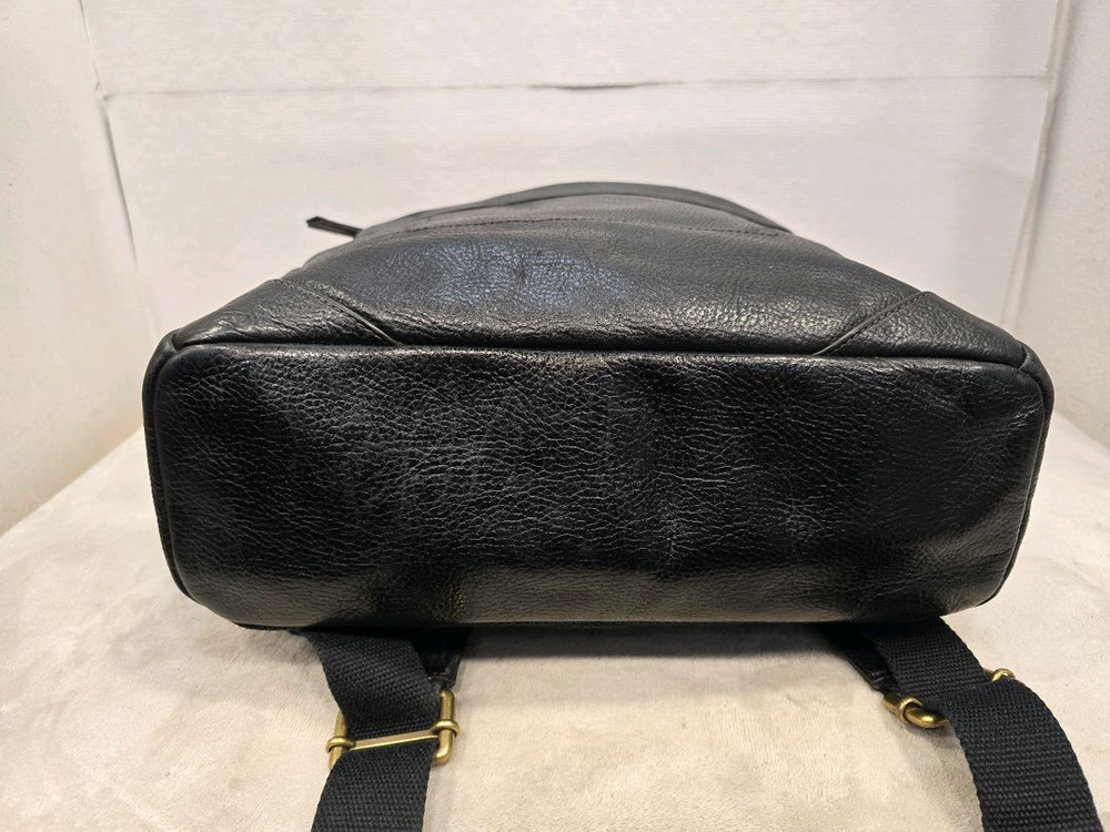 파슬 FOSSIL 트레비스 남성 블랙 소가죽 백팩--6