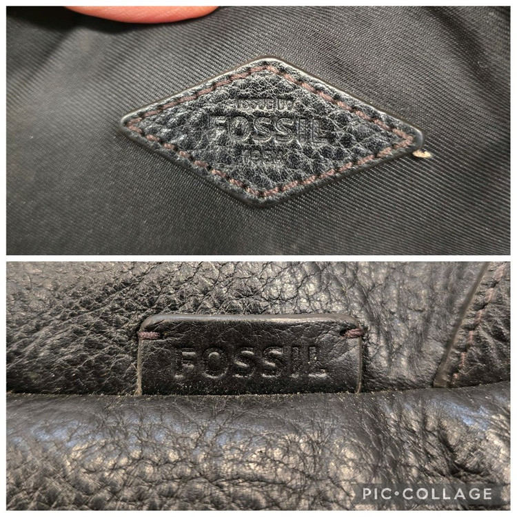 파슬 FOSSIL 트레비스 남성 블랙 소가죽 백팩--7