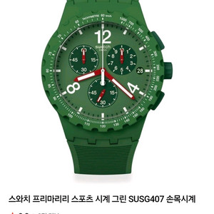 스와치 스포츠 그린 SUSG407 시계