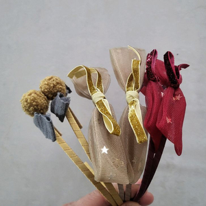 둥이 여아용 같은머리띠 3쌍 ㅡ총6개팔아요