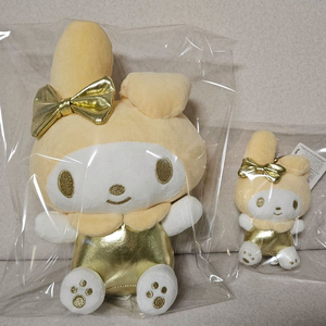 산리오 골드마이멜로디인형 키링세트