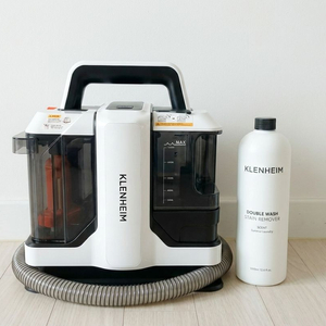 클렌하임 습식 청소기+정품 세제+설명서+브러쉬2