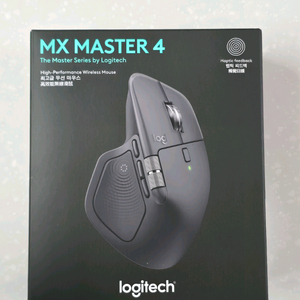 로지텍 마우스 MX master 4 블랙 국내정품 미개봉