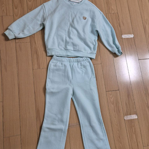 폴햄 키즈 기모 상하복 세트 130사이즈 셋업 이미지