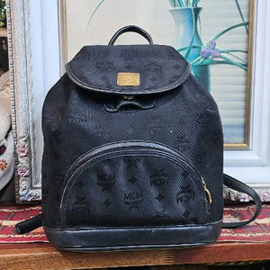 mcm!블랙백팩모노그램 백팩