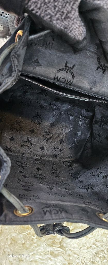 mcm!블랙백팩모노그램 백팩--6